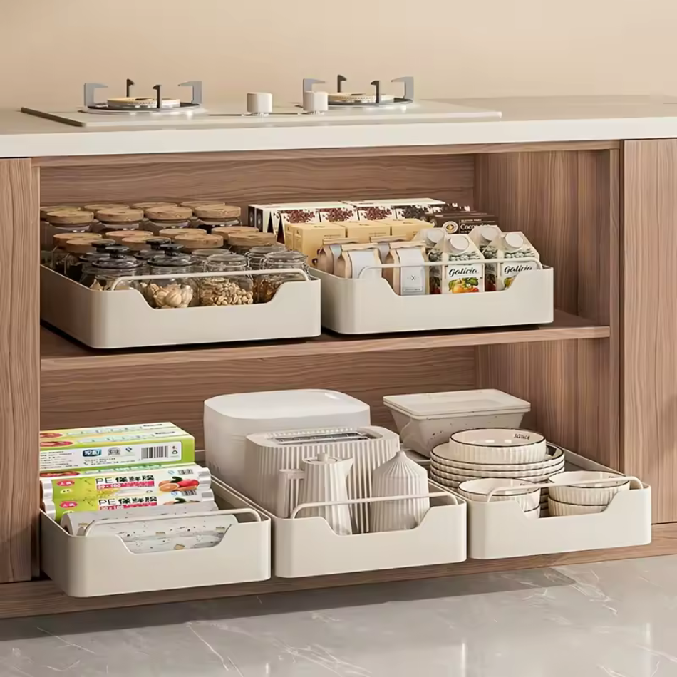 Tiroir cuisine coulissant petit - Opti Rangement