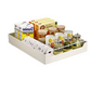 Tiroir cuisine coulissant sur fond blanc