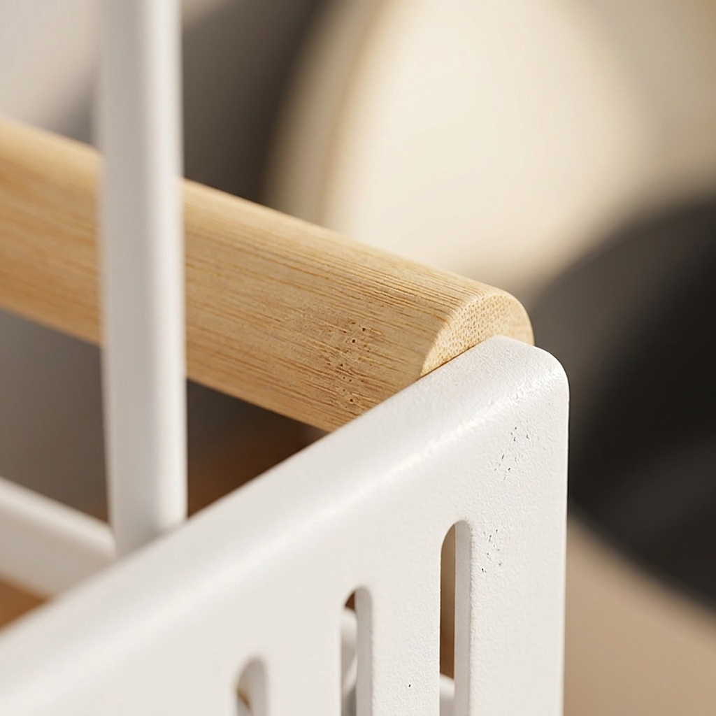 Organiseur extensible blanc sur fond ivoire crème