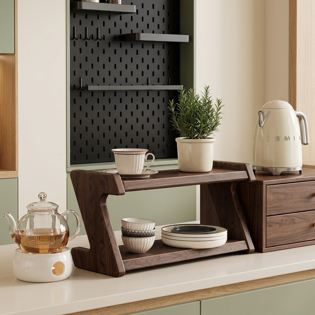 Étagère de comptoir parfaite pour coin café