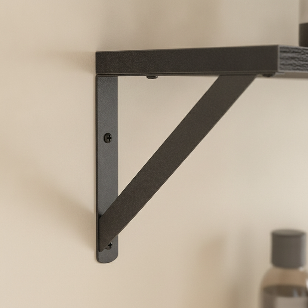Finition noire mate structure robuste et style élégant pour une étagère murale pensée pour sublimer le rangement cuisine au quotidien.
