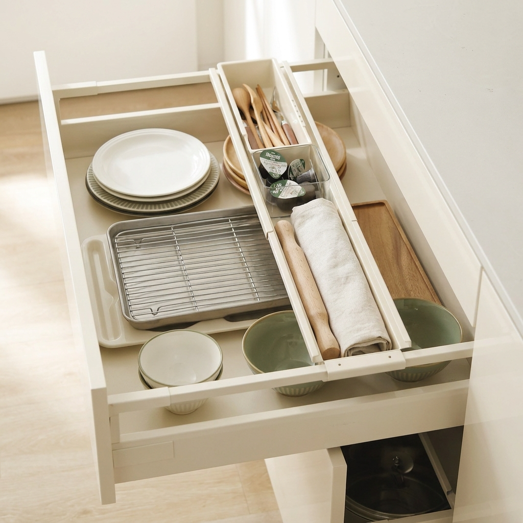 Organisation parfaite pour votre tiroir à couverts