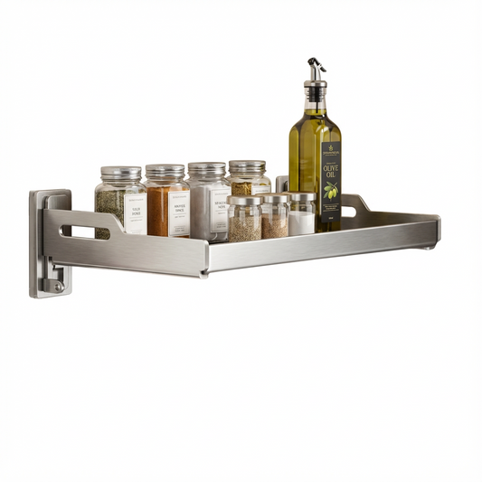 Étagère cuisine 40 cm fond blanc