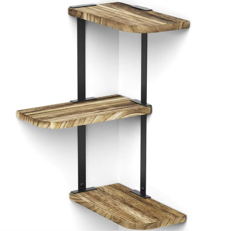 etagere cuisine angle bois