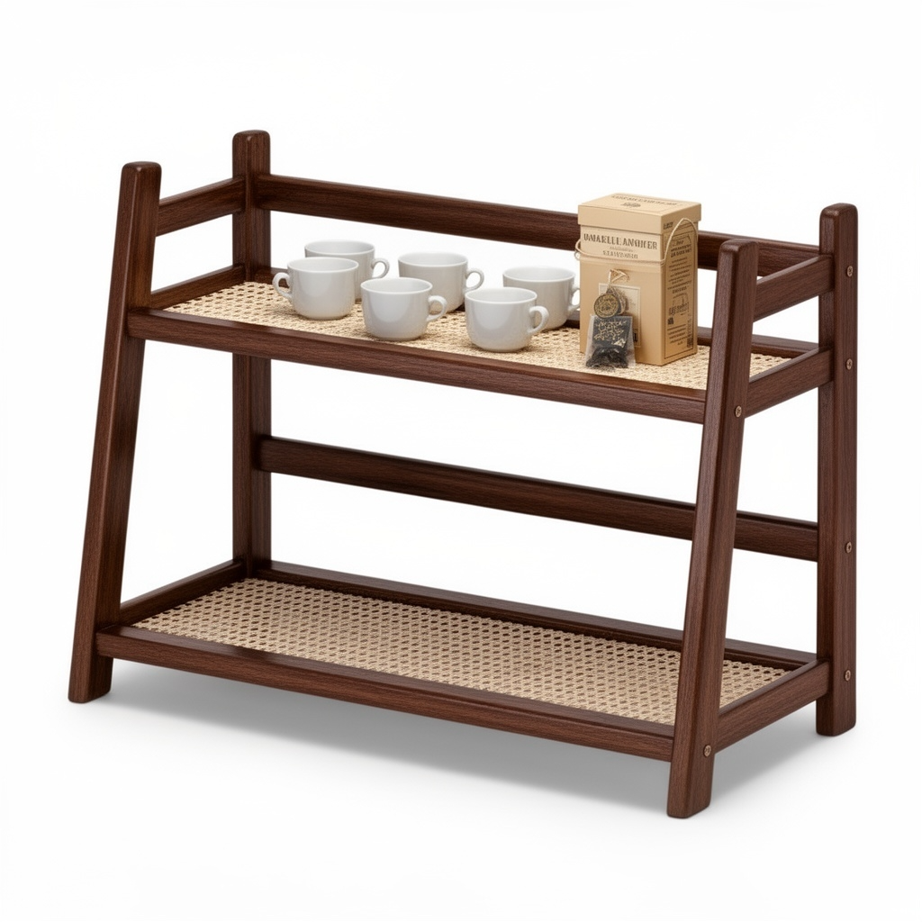 Étagère cuisine en bois grand