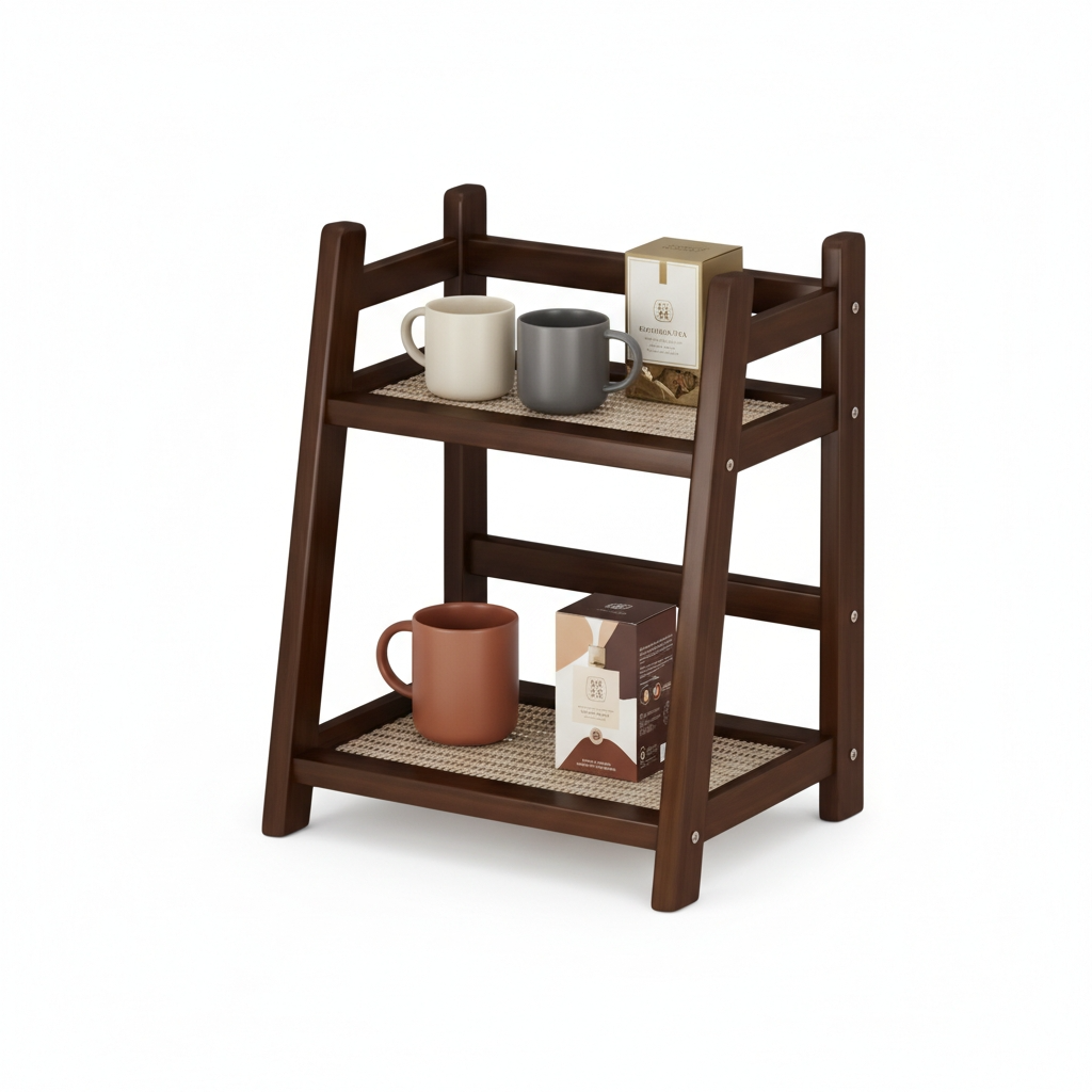 Étagère cuisine en bois petite