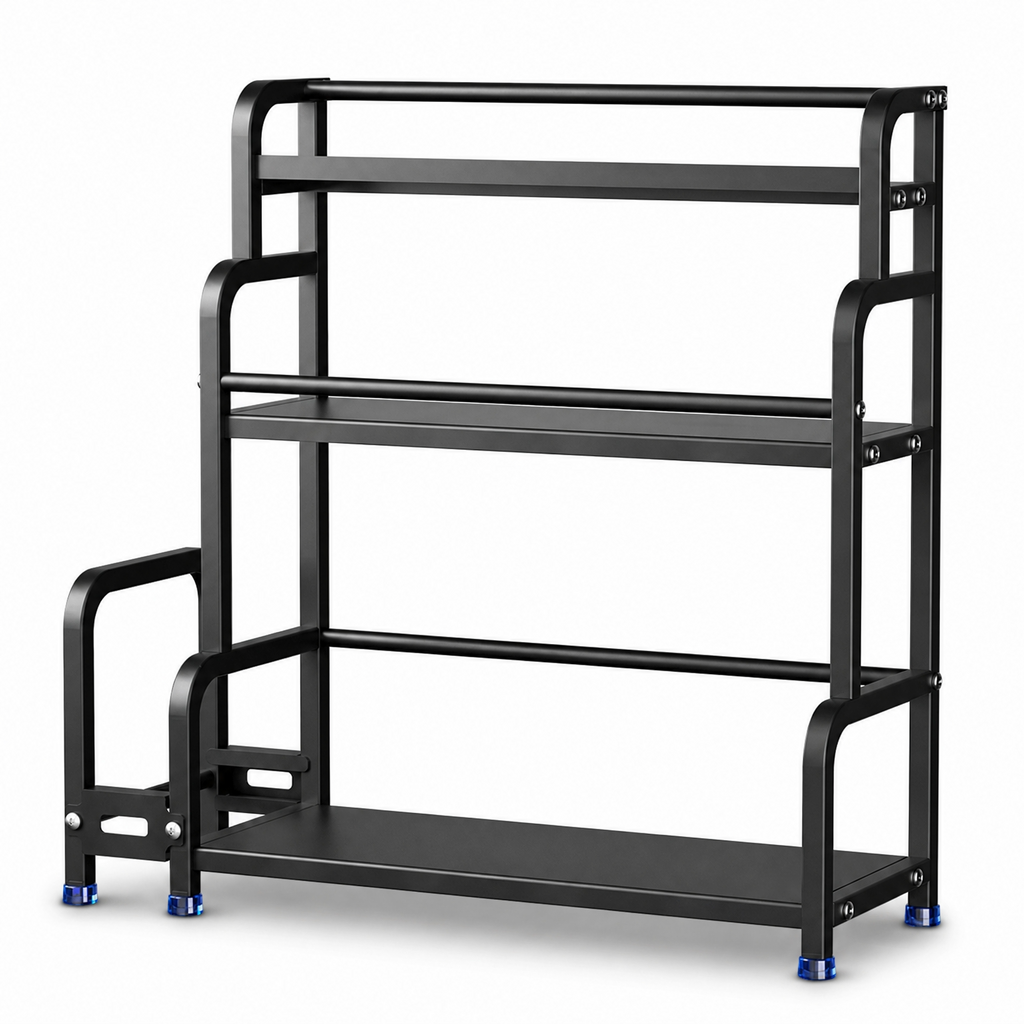 Étagère cuisine sur pied anthracite