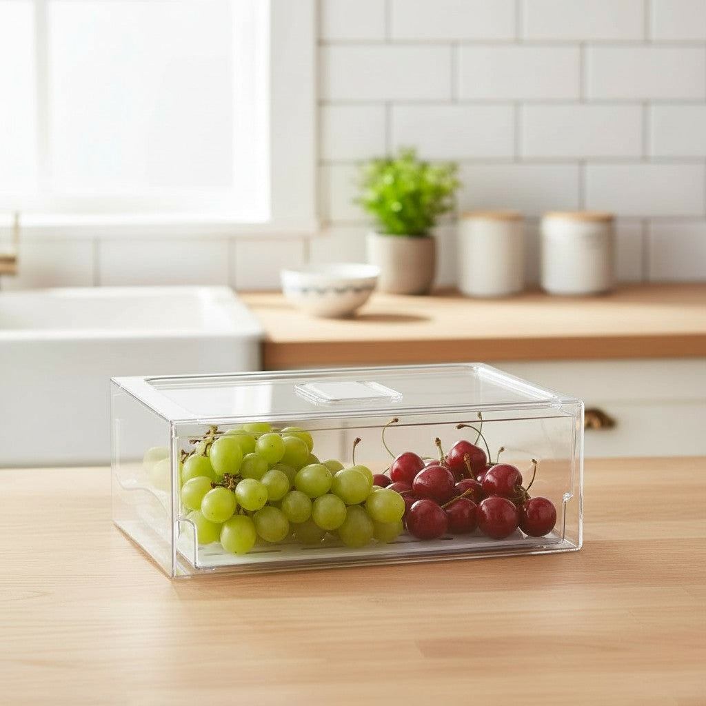 organisateur de frigo transparent