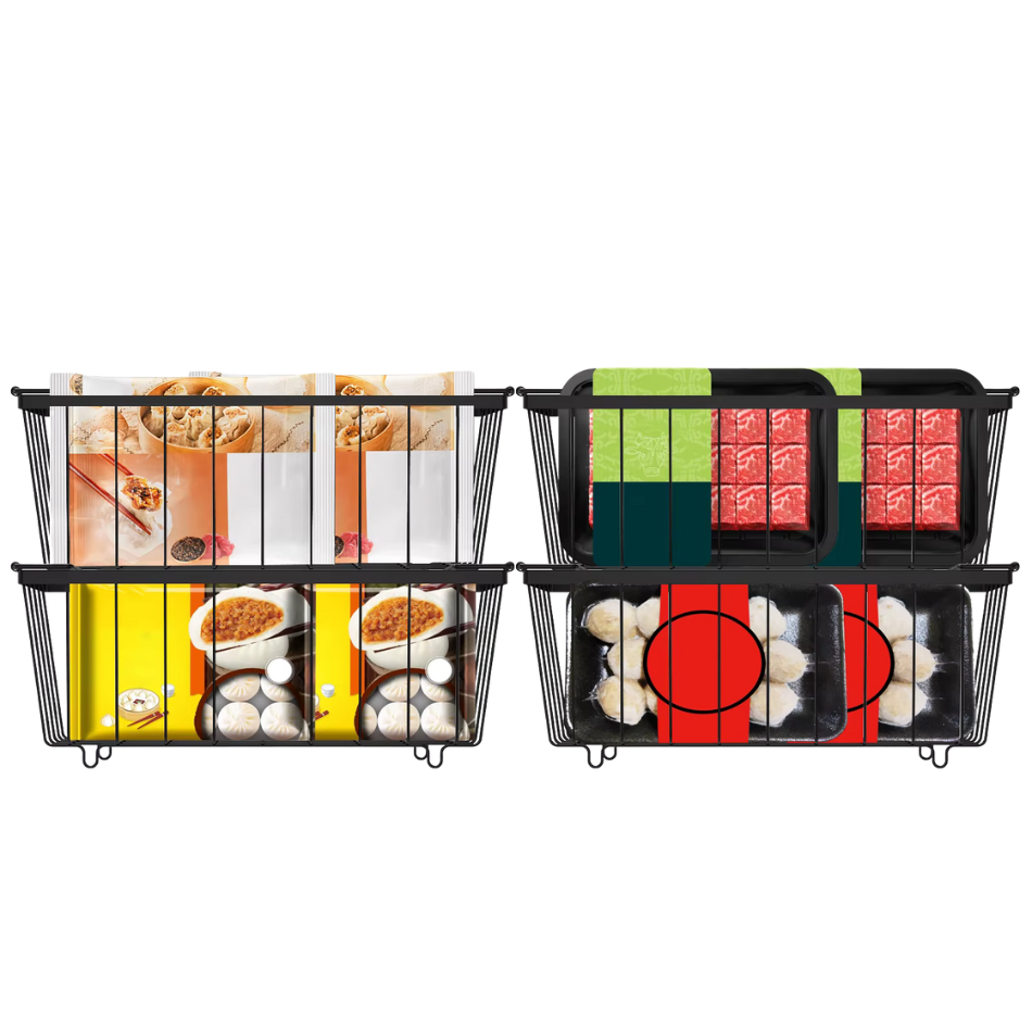 Panier de rangement pour congélateur coffre - Opti Rangement