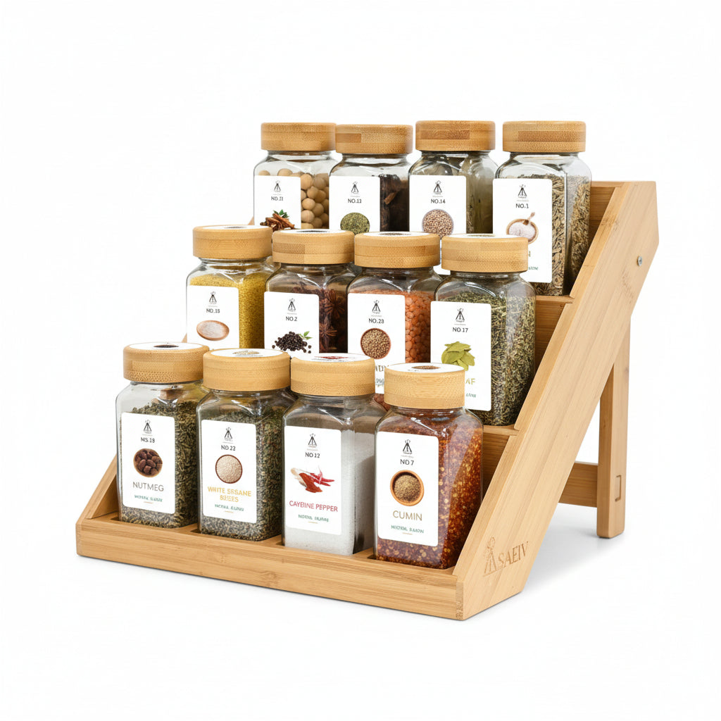 Porte épice bois - Lot