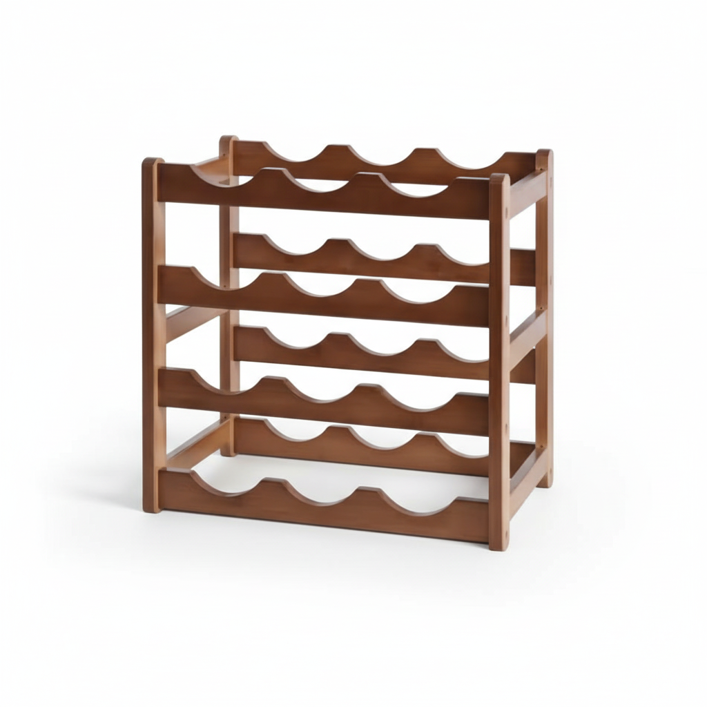 Range bouteille de vin3 tiers 4 etages - Opti Rangement