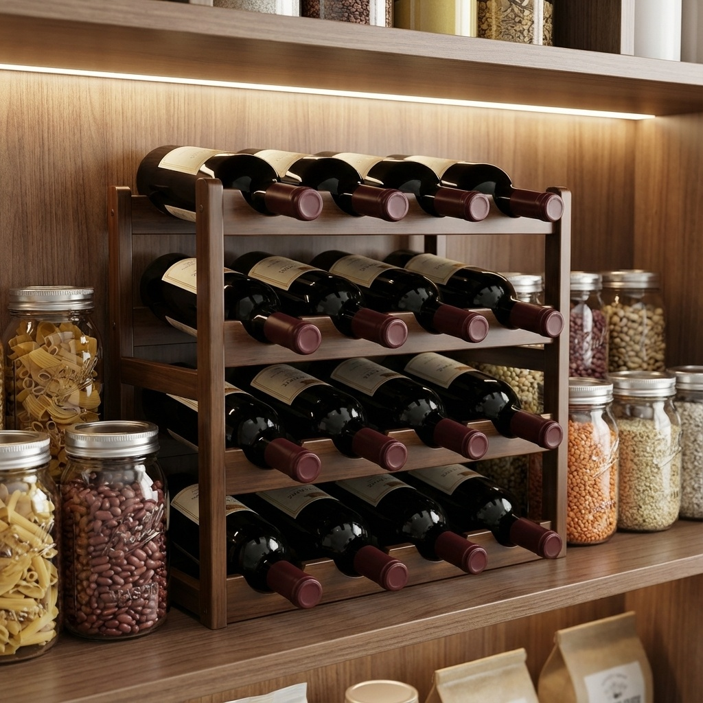 range bouteille de vin  4 tiers