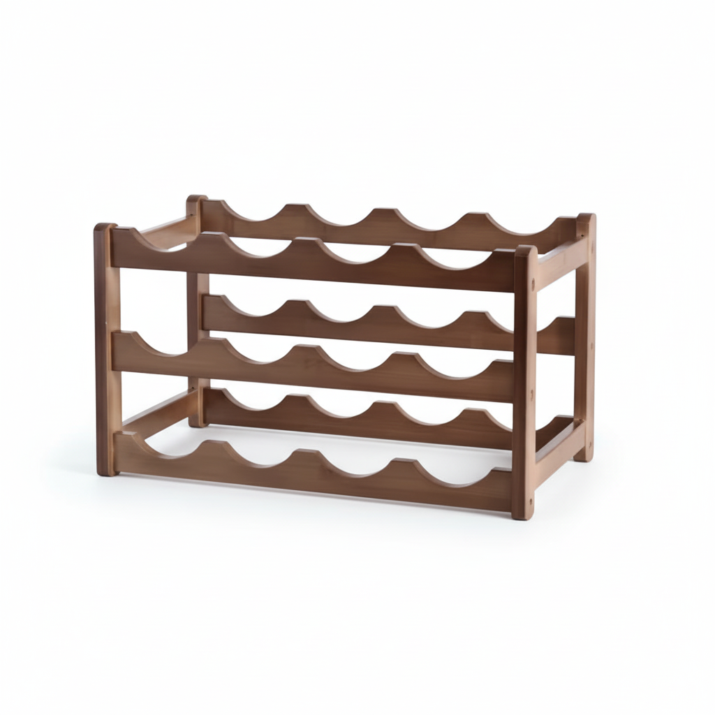 Range bouteille de vin 4 tiers - Opti Rangement