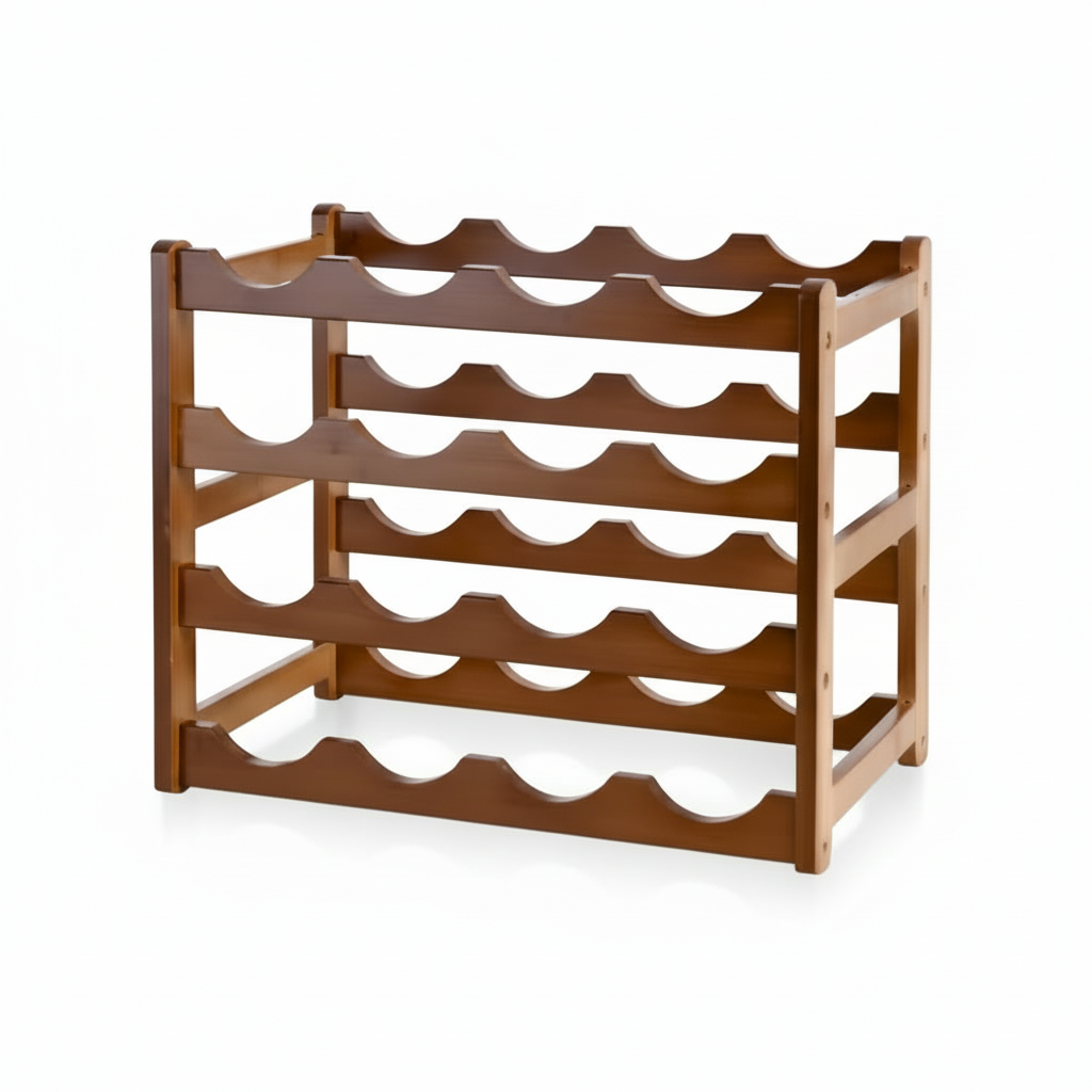 Range bouteille de vin 4 etage - Opti Rangement