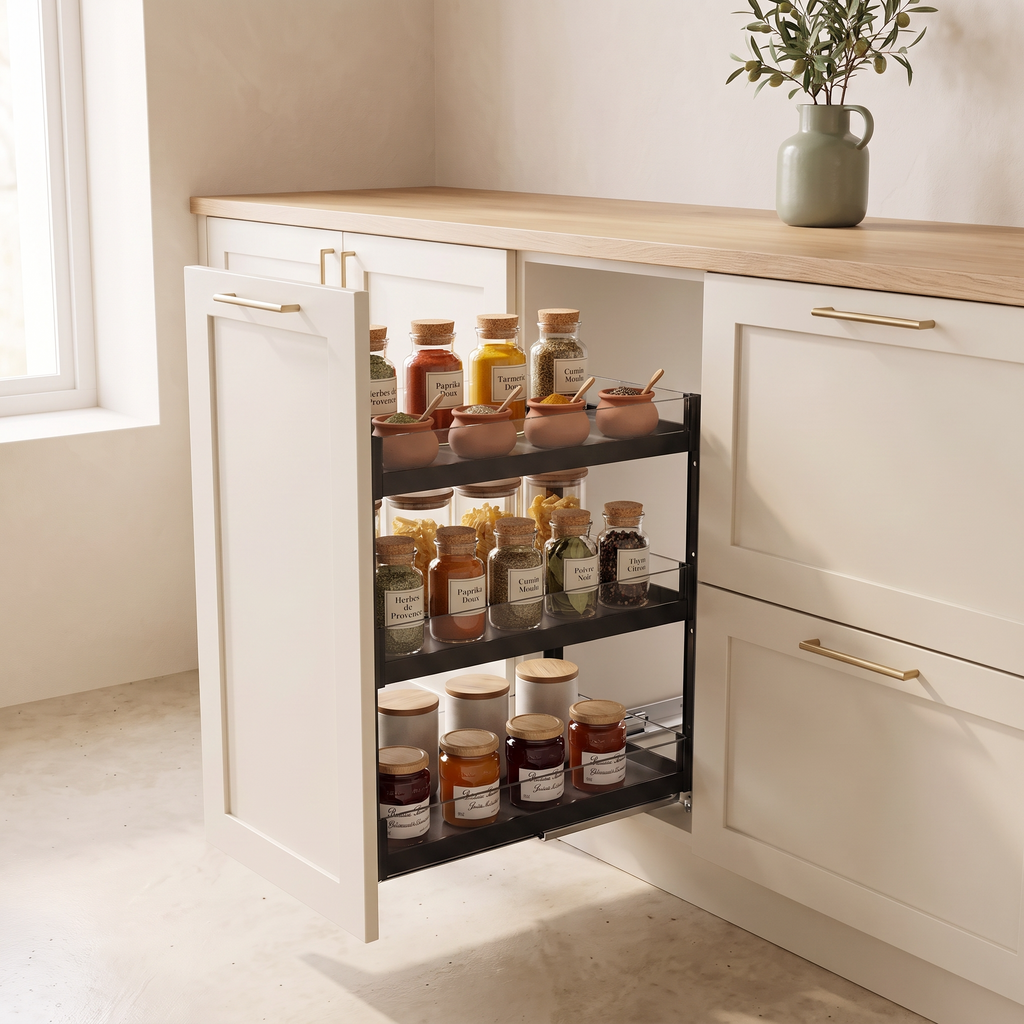Optimisation élégante de votre meuble bas cuisine